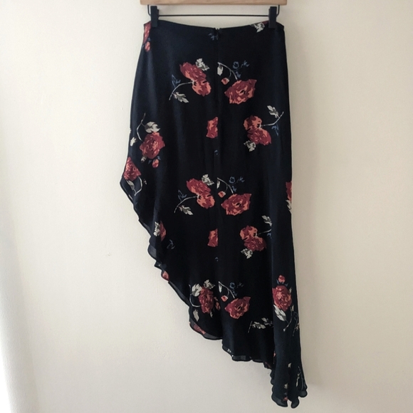 Reformation Black Floral Skirt - Picture 5 of 11